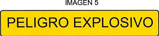 Imagen 4 - Pictogramas diamante para explosivos (divisiones 1.1-1.6)